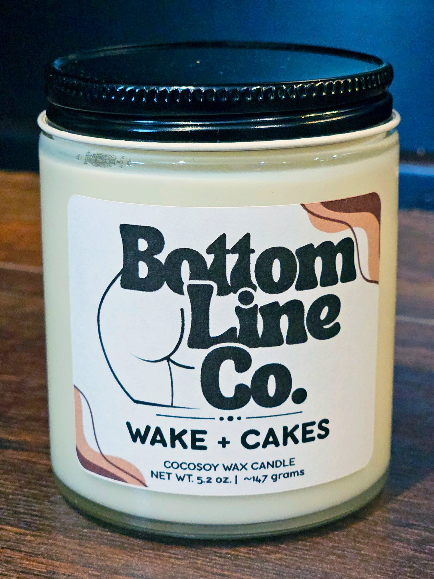 Candle Jar - Wake and Cakes